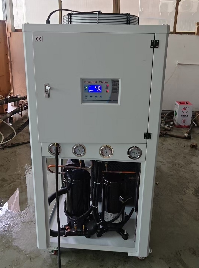 Enfriador de glicol enfriado por aire de 10 toneladas para planta de tratamiento de agua